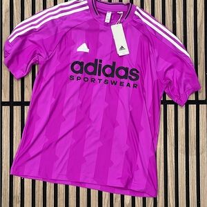 Adidas Tiro jersey t-Shirt mens Size S Purple IX1333